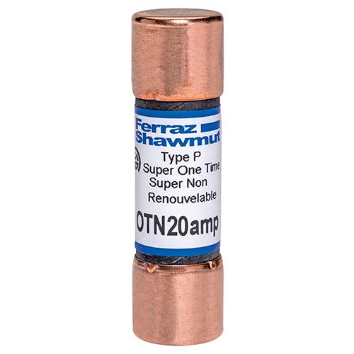 OTN20 - Fuse Amp-Trap® 250V 20A Fast-Acting Class K5 OTN Series